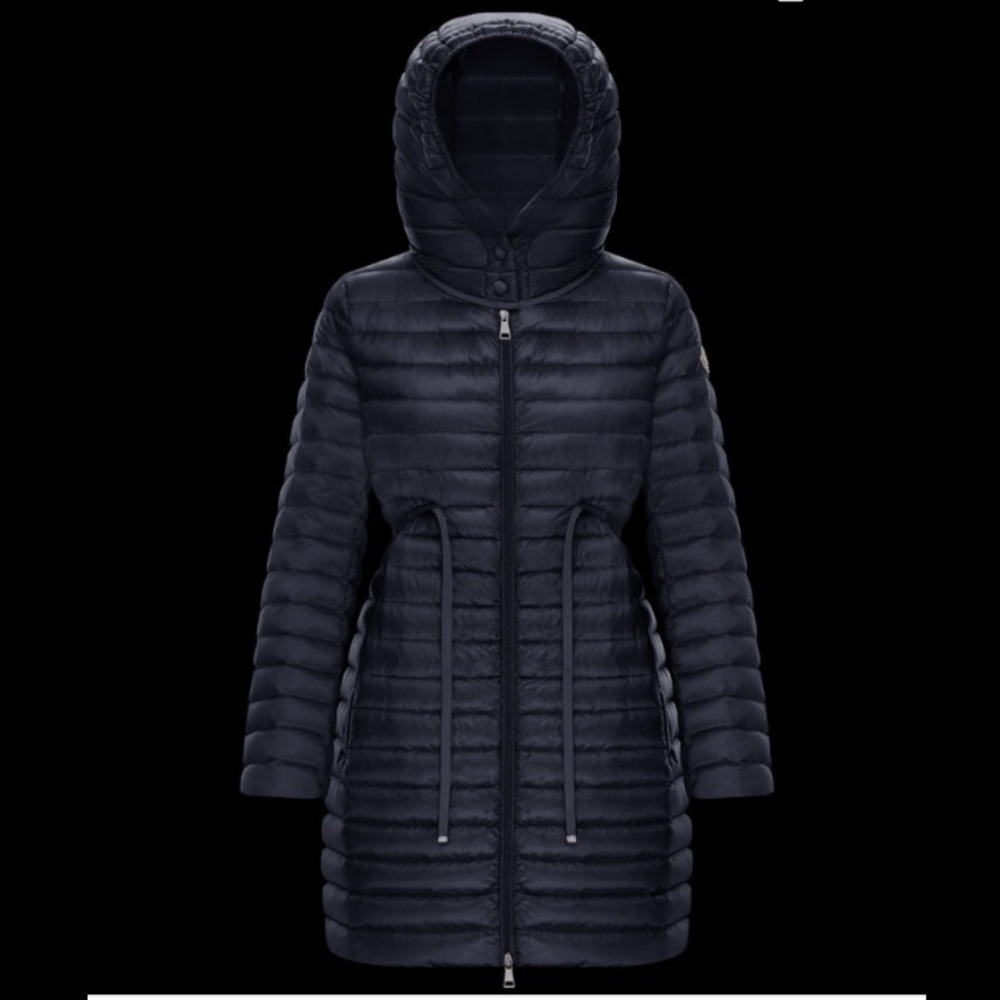 Moncler Barbel Night Blue Down Coat/Jacket